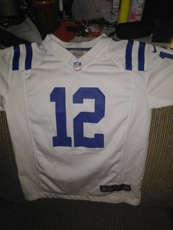Colts size medium in kids Andrew Luck jersey