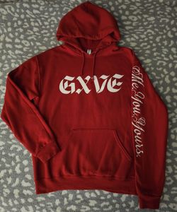 RARE Discontinued Limited Edition GWEN STEFANI Red GXVE Hoodie (Adult Medium)