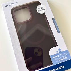 Insignia MagSafe iPhone 15 Pro Max Case! Brand New Sealed Retail $79.99 Asking $30!