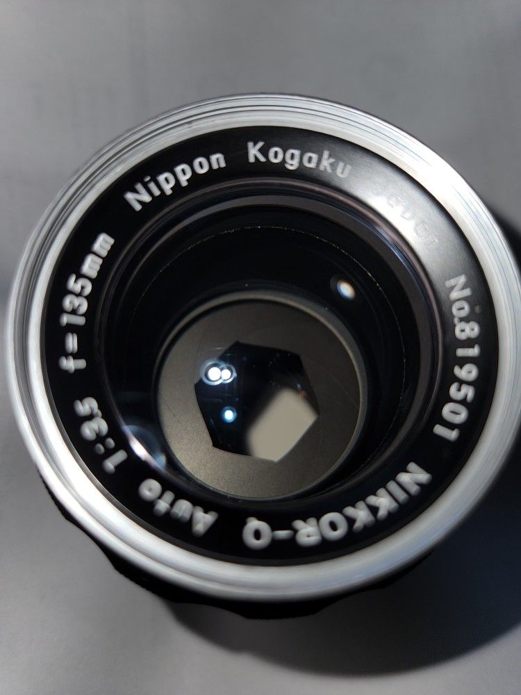 Nikkor-q 135mm F3.5 Lens, mint