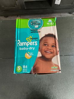 Pampers baby- dry size 5 (164 count)