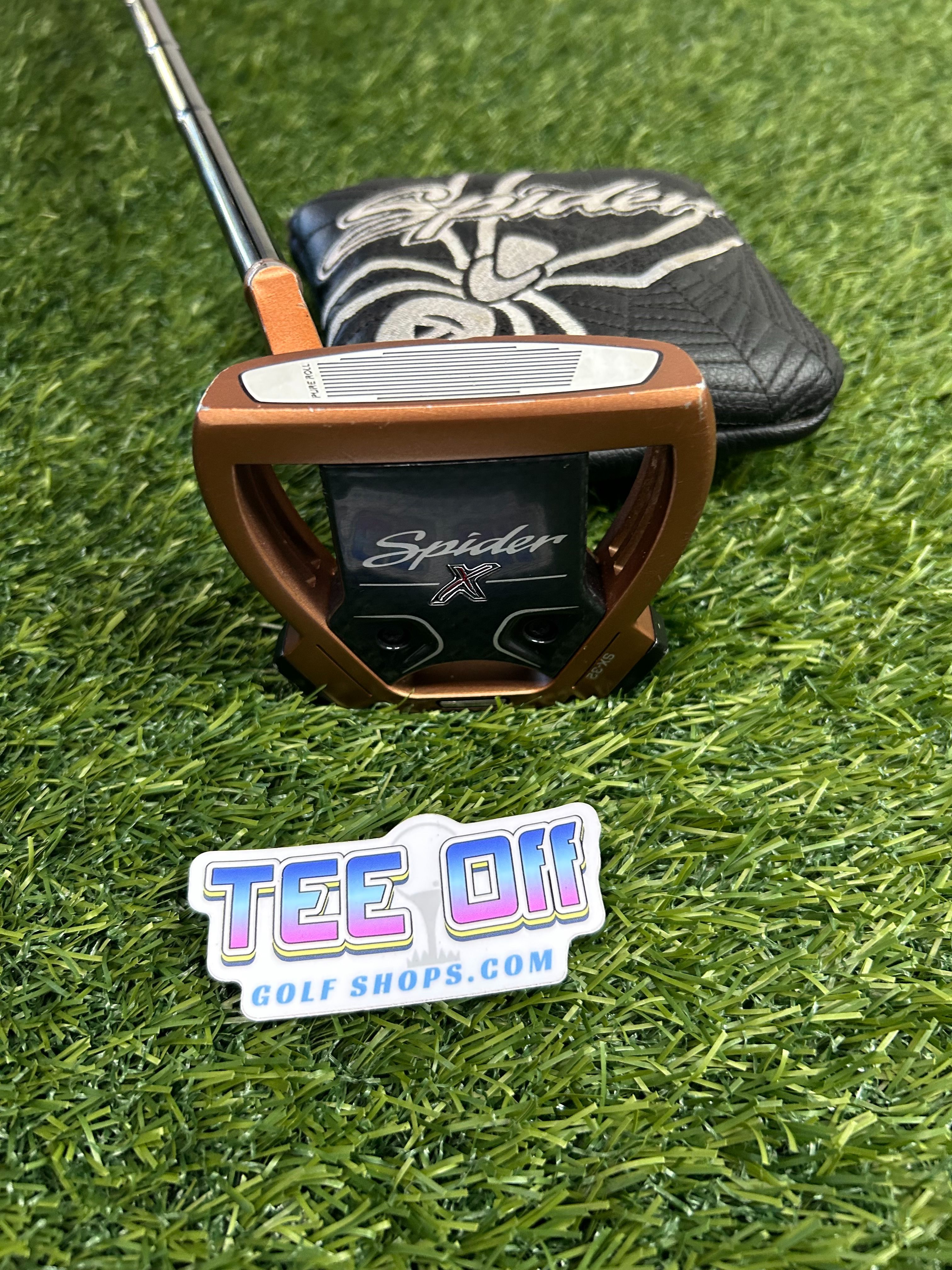 TaylorMade Spider X Copper Mallet Putter 35" SS Grip LH