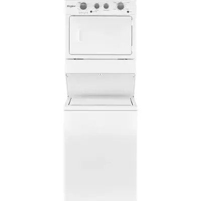 WHIRLPOOL ELECTRIC STACKED WASHER & DRYER