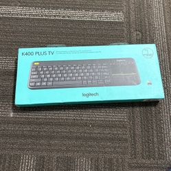 Logitech K400 Plus keyboard Wireless - Black Like New
