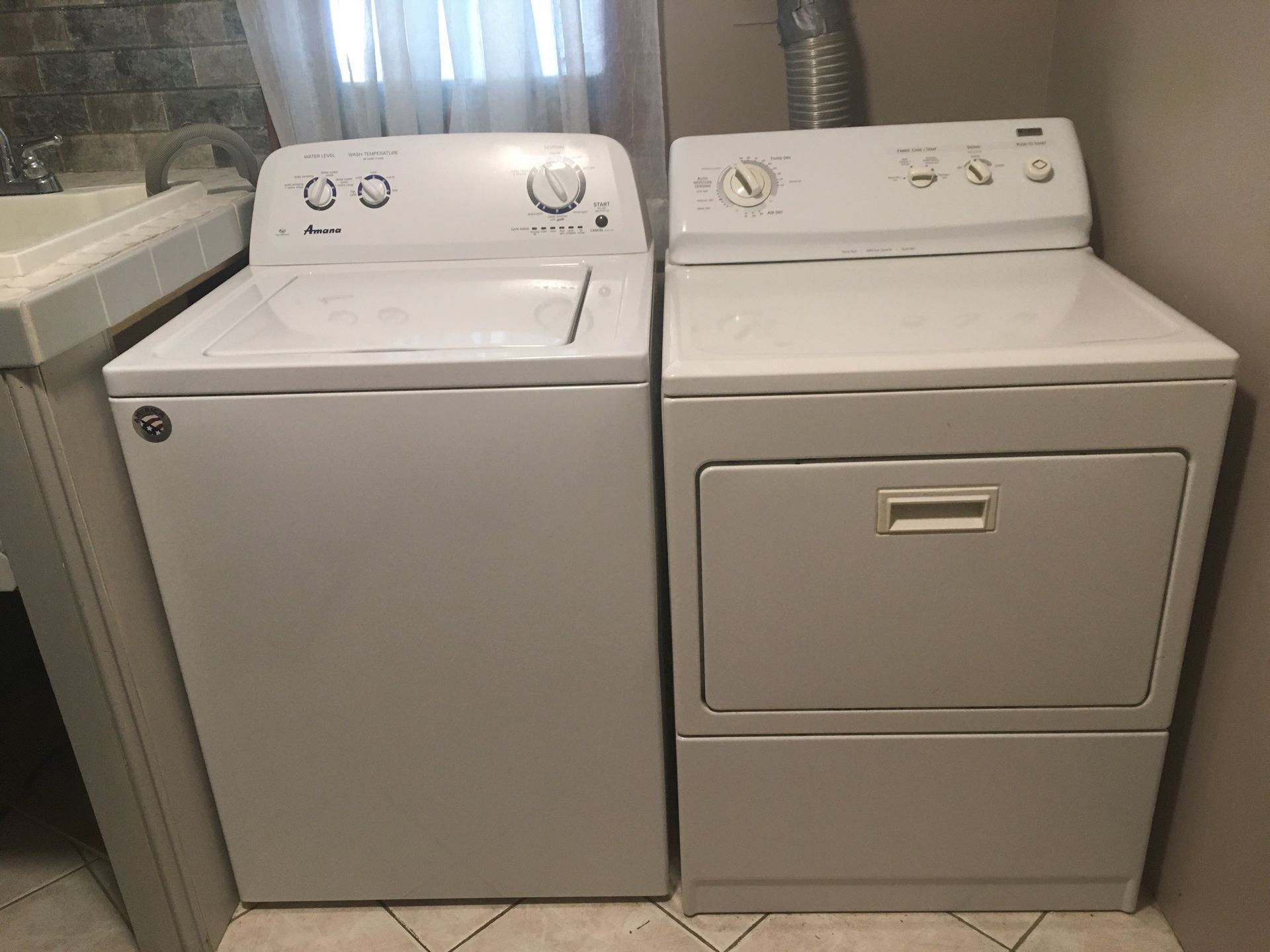 Amana Washer and Kenmore Dryer