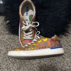 Rainbow Coach Sneakers