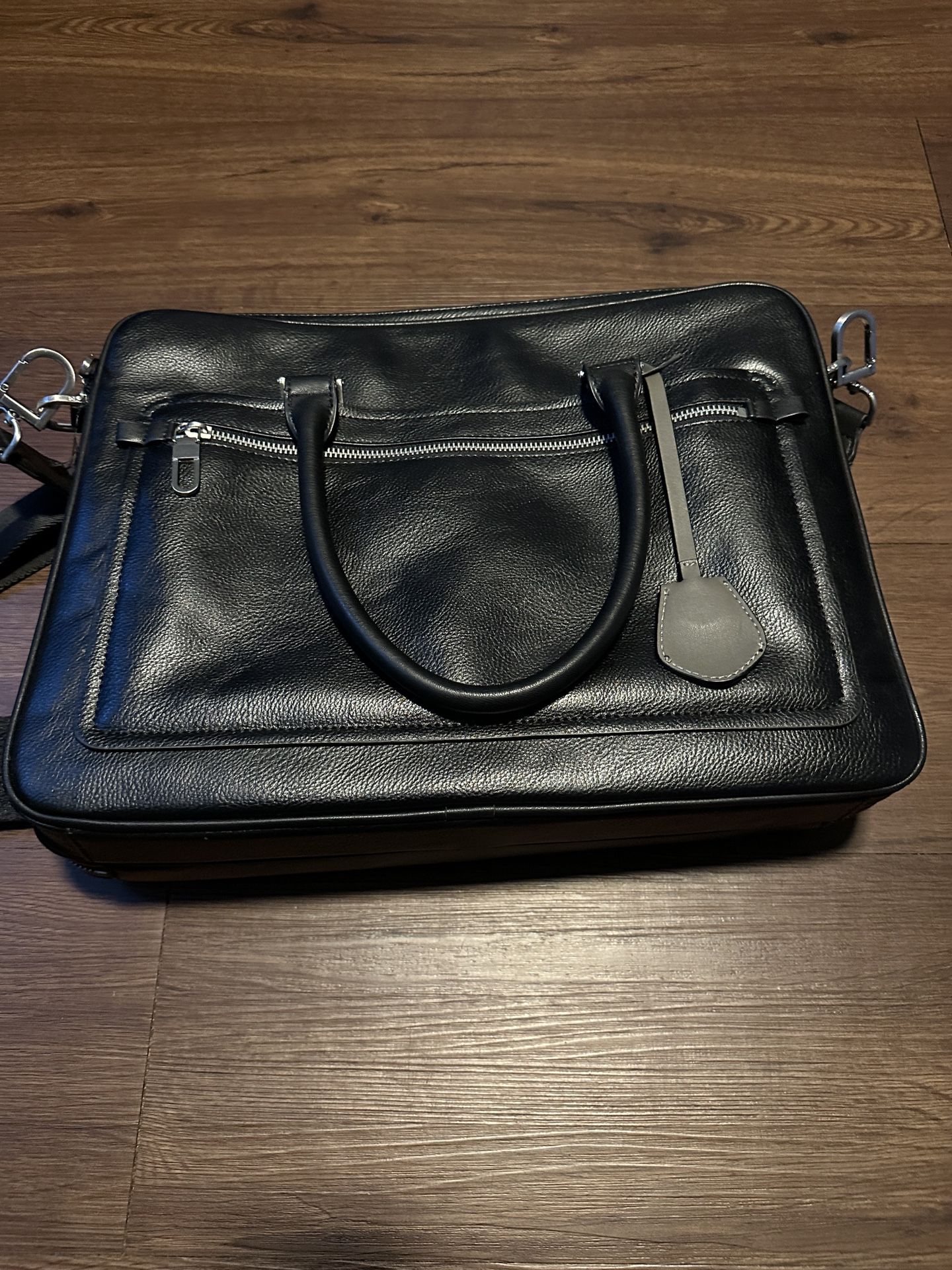 Zara Leather Briefcase 