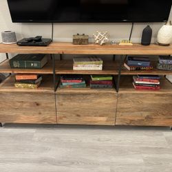 West Elm Mango Wood Media Stand