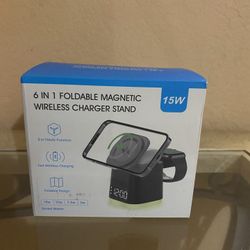 6 In 1 Wireless Charger Stand 