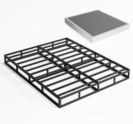 Brand New in Box King Size 4-inch Heavy-Duty Metal Boxspring with Fabric Cover - New not assembled