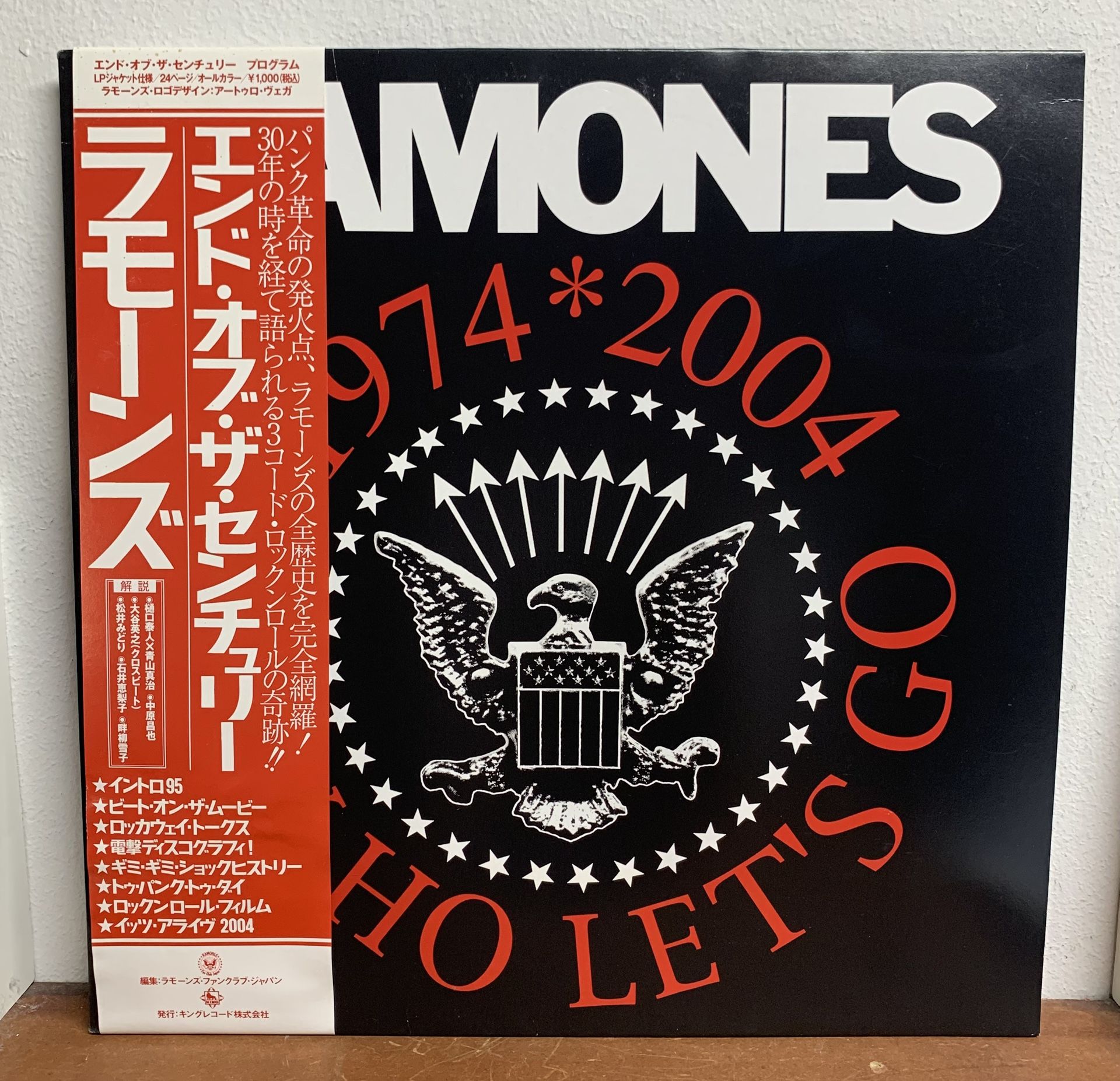 Ramones - End Of The Century 2004 Japan Movie Pamphlet