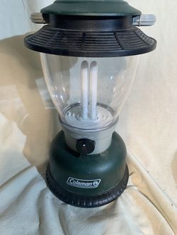 Coleman battery powered camping lantern