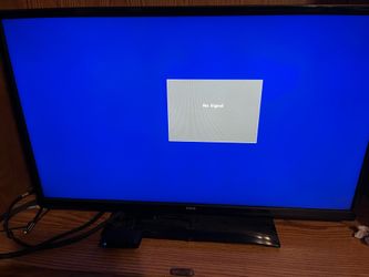 TV with built in DVD player, Roku device and antenna
