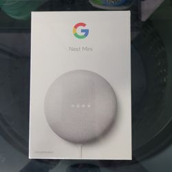 Google Nest Mini 2nd Gen. New Sealed.