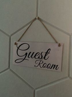Guest room sign