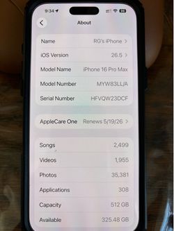 iPhone 16 Pro Max 512 GB