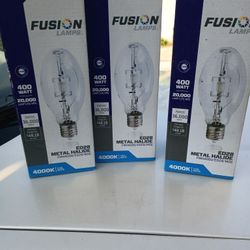 New Old Stock! Fusion Lamps FMH175U/MOG 175W ED28 Metal Halide Lamp