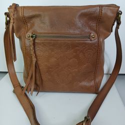 The Sak Brown Crossbody Handbag Purse 