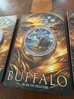 1 oz copper coin from "The Big Five Collection" - Buffalo