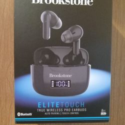 Brookstone Wireless Pro Earbuds