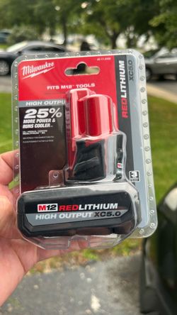 Milwaukee M12 XC5.0 BATTERY