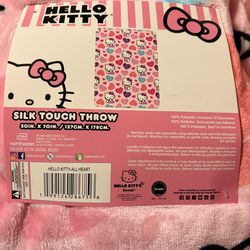 Sanrio Hello Kitty Silk Touch Throw Valentines Day Edition Blanket