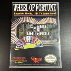 Wheel of Fortune for Nintendo Entertainment System NES w/ Custom Case (1988)