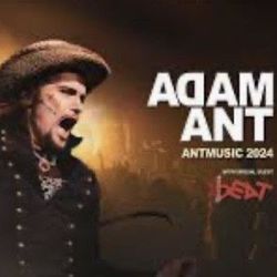 Adam Ant VIP Tickets March 25, Milwaukee 