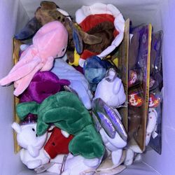 1(contact info removed) Beanie Baby Lot, PVC, PE Pellets