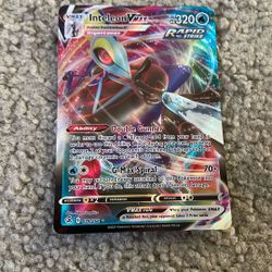 Inteleon VMAX Full Art Pokemon Card, Fusion Strike, 079/264