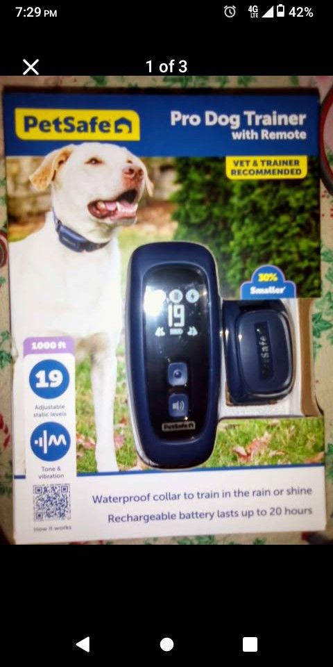 PetSafe Pro Dog Training Collar With Remote