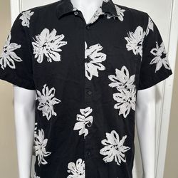 Obey Mens Hawaiian Shirt Size Small