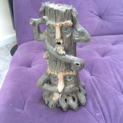 Candle and incense holder