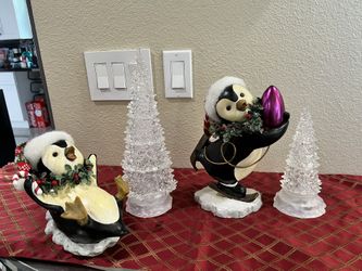Pingüinos Navideños