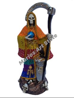 Santa Muerte multi Colores 16"
