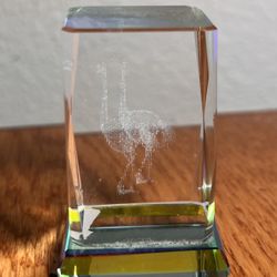 Flamingo’s Crystal Laser Etched Glass 