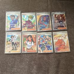Pokémon Prismatic Full Art Trainers Lot