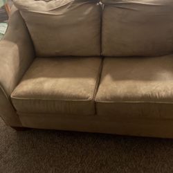 Tan Love Seat