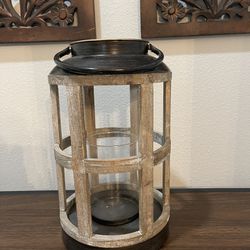 Wood And Metal Lantern