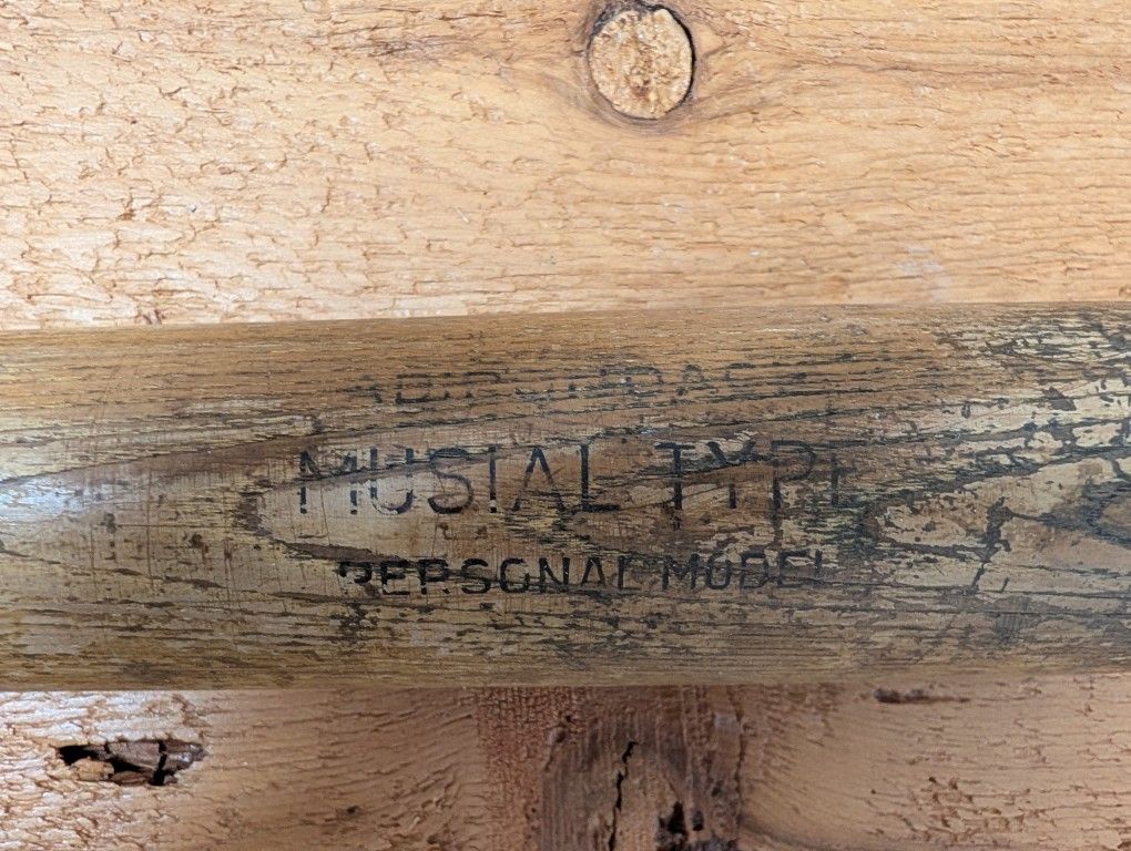 Vintage Baseball Model Bats. Mantle, Jackie Robinson, Bench, Carter, Enos Slaughter Autographed