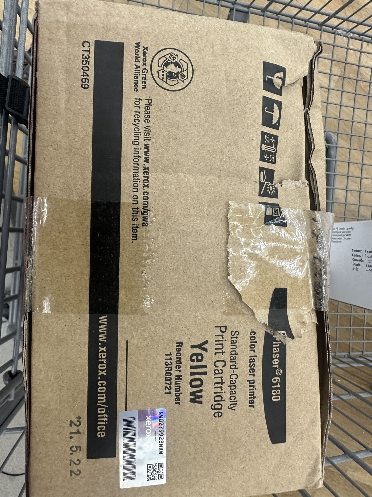 Xerox OEM Toner Phaser 6180 yellow