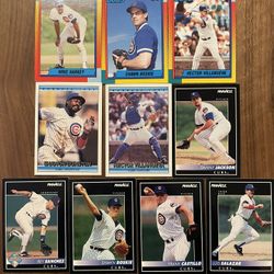 80s-90s Chicago Cubs Baseball cards