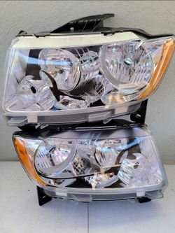 11-13 Jeep Grand Cherokee Headlights Luces Faros Micas Calaveras Focos Faroles Headlamps
