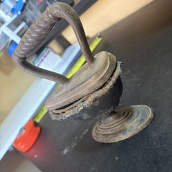 Vintage Cast iron iron with Cast iron Heating Stand