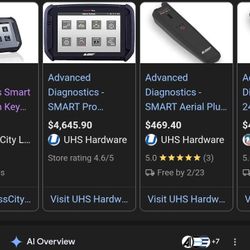 Selling a complete Advanced Diagnostics SMART Aerial+ setup. This is professional‑grade automotive locksmith equipment used for key programming, pre‑c