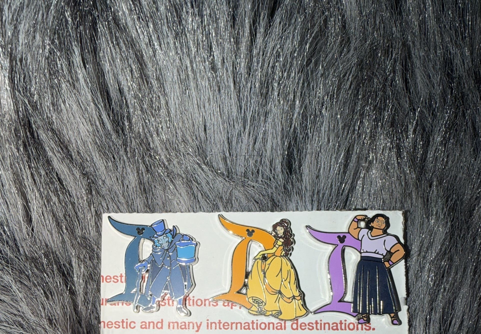 $150 Hatbox Ghost, Belle & Louisa Disney D Pins