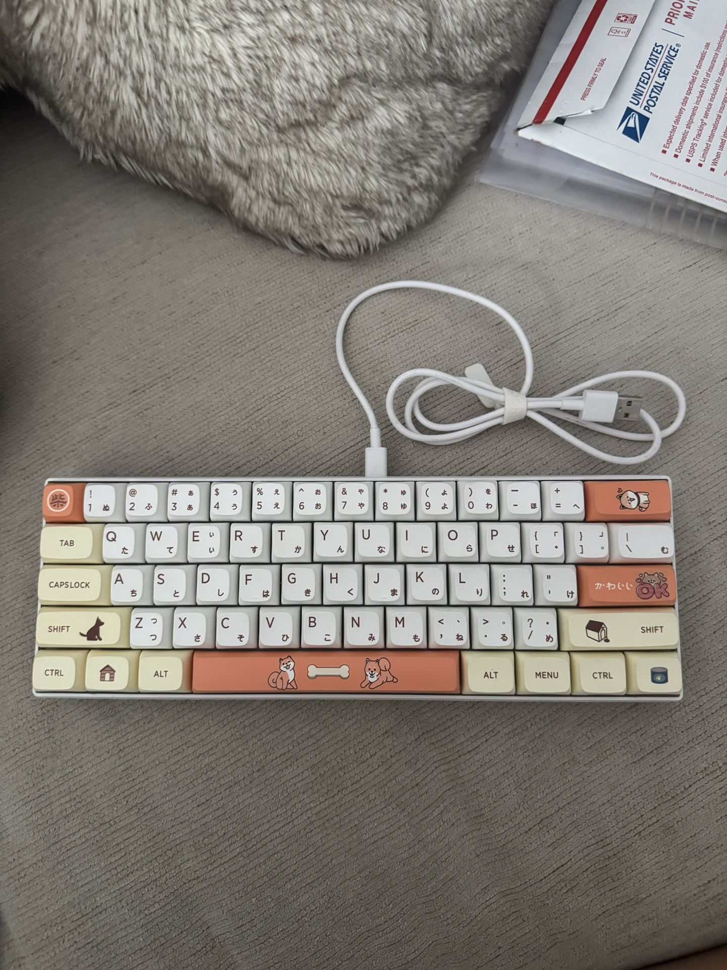 RK Royal Kludge Custom Keyboard Switches โ Shiba Inu Theme