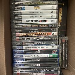 PS3 and PS4 Games for Sale / Trade