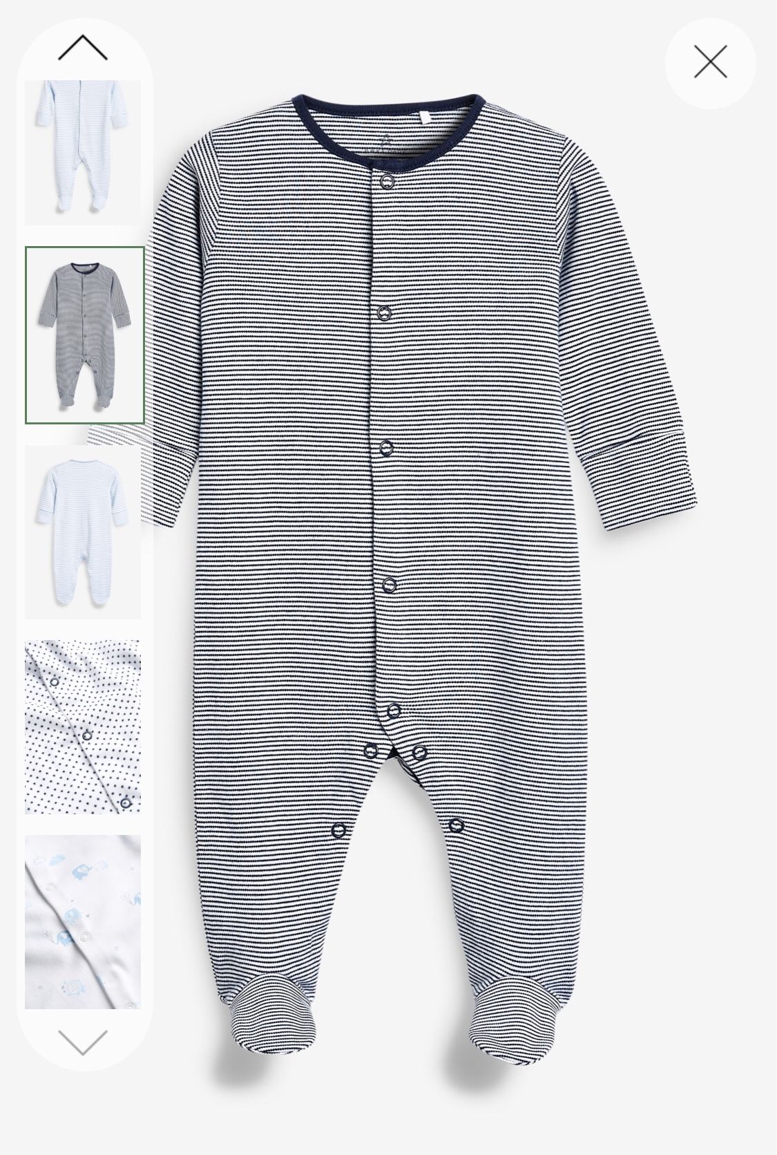 Sleep suit one piece onesie with mittens 0-3m