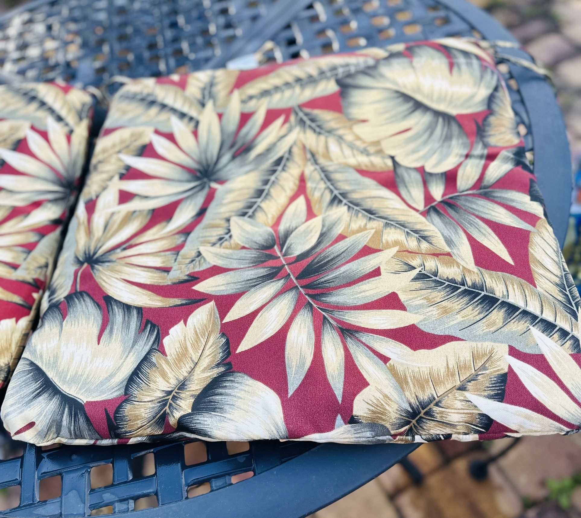 Patio Chair Cushions .. Cleaning Out Garage